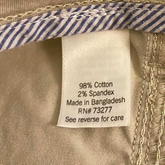 Croft & Barrow Cotton Cuffed Shorts Size M - Picture 5 of 5